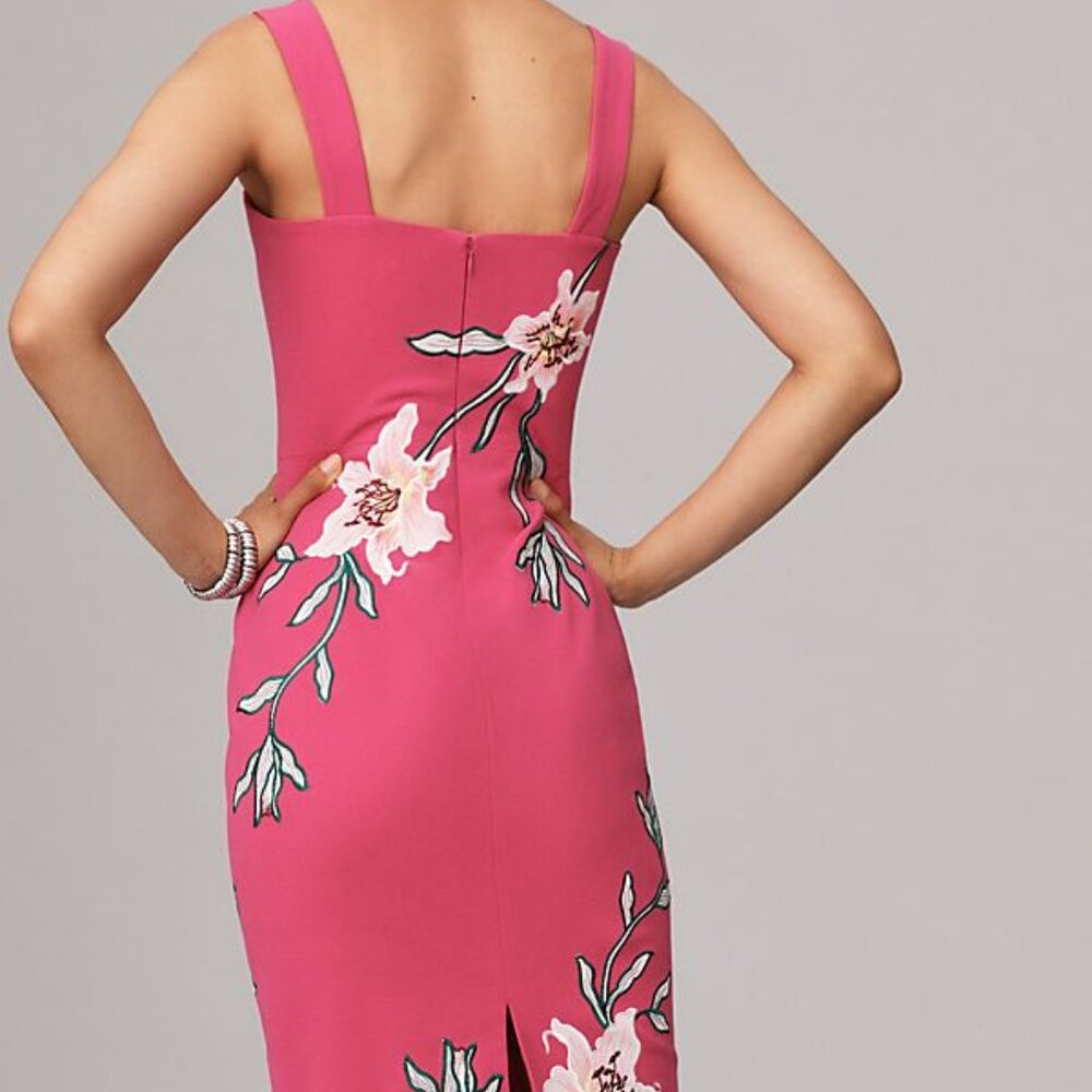 New Dress The Population Nicole Slim Sweetheart Dress M - Picture 3 of 8